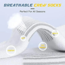 Load image into Gallery viewer, 6-12 Pairs Men's Outdoor Gym Football Socks Large Size