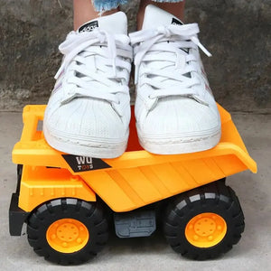 18cm Children Dump Truck Toy - Construction Vehicle Model, Boys Puzzle Car