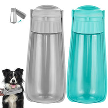 Load image into Gallery viewer, Portable Foldable Dog Water Bottle Dispenser for Hiking, Travel, French Bulldog Pet Supplies