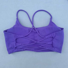 Load image into Gallery viewer, Sportswear Woman Gym Underwear Yoga Sport Bra Outdoor Jogging Cross Thin Shoulder Strap Fitness Sports Bra Breathable Female Top