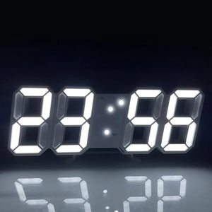 3D LED Digital Wall Clock Luminous USB Electronic Home Decor Multifunctional Modern