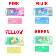 Load image into Gallery viewer, Geometry Spirograph Drawing Stencils Set Painting Template Art Crafts Creative Kids Educational Toy Variety of Flowers Ruler