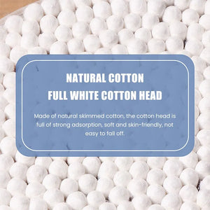 500 Baby Cotton Swabs - Double-ended Ear Cleaning Sticks, Healthy Tools