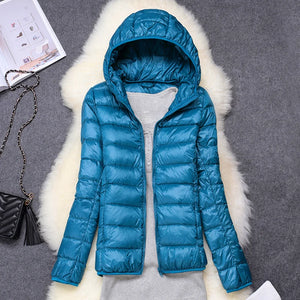 Women’s Puffer Jacket – Plus Size 5XL-7XL, Lightweight Packable Hooded Down Coat