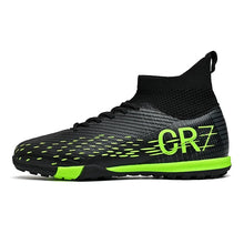 Load image into Gallery viewer, New Men Soccer Shoes High-top Futsal Cleats Sneakers Football Boots Grass High-quality Non-Slip Match Indoor Hot-selling FG/TF