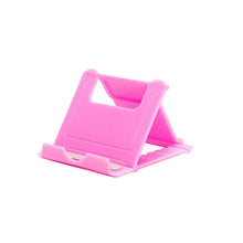 Load image into Gallery viewer, Mini Adjustable Creative Portable Universal Folding Plastic Phone Holder Tablet Computer Stand For ipad iPhone Samsung Xiaomi