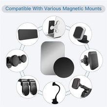 Load image into Gallery viewer, Magnetic Car Phone Holder Metal Plate Disk Iron Sheet Sticker Round Mount Disk