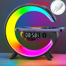 Load image into Gallery viewer, Multifunction Wireless Charger Pad Stand Speaker TF RGB Night Light 15W Fast Charging Station for iPhone Samsung Xiaomi Huawei