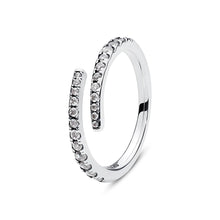 Load image into Gallery viewer, 925 Sterling Silver Rings For Women Original Crown Love Heart Wishbone Engagement Wedding Rose Gold Crystal Ring Luxury Jewelry