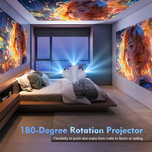 Magcubic HY300 Pro 4K Projector Android 11, Dual WiFi6, 260ANSI, BT5.0, Home & Outdoor Cinema