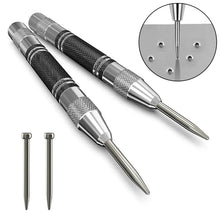 Load image into Gallery viewer, Spring Type Automatic Center Punch Glass Breaker Tool Window Breaker Punch Locator