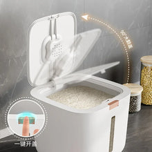 Load image into Gallery viewer, 1PCS Thickened Moisture-Proof Rice Bucket with Lid Sealed Insect-Proof Canister for 5/10KG Pressed Noodles Powder Storage Box