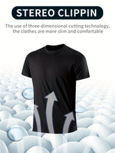 Load image into Gallery viewer, Men&#39;s Quick-Dry Compression T-Shirts - Outdoor Gym, Running, Fitness Sports Shirts