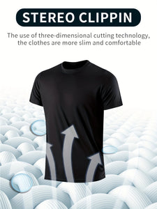 Men's Quick-Dry Compression T-Shirts - Outdoor Gym, Running, Fitness Sports Shirts
