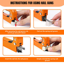 Load image into Gallery viewer, DayPlus Staple Gun, 3-in-1 Upholstery Manual Brad Nailer Kit with Stapler Remover for Woodworking Furniture DIY, 3000 Staples