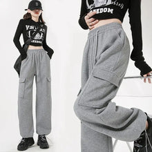 Load image into Gallery viewer, Women&#39;s 2023 Autumn Winter High Waist Casual Pants Loose Slim Fit Street Style Cotton