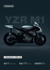 Motorcycle Bike Art Poster Canvas Painting – S1000RR / Ducati Streetfighter V4 / YZR M1