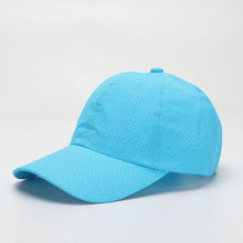 Load image into Gallery viewer, COKK Summer Baseball Cap Quick Drying Outdoor Sports Cap Travel Leisure Sun Hat Women Men Unisex Sunshade Breathable Casual Bone