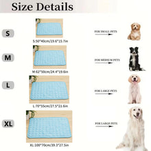 Load image into Gallery viewer, Pet Summer Cooling Ice Mat Breathable Dog Bed Cat Cooling Pad Pet Supplies