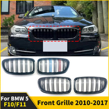 Load image into Gallery viewer, Front Bumper Kidney Grille Mesh Splitter Air Dam for BMW F10 F11 5 Series Tuning