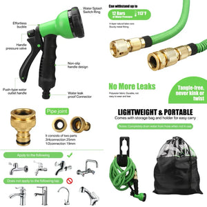 Expanding Hose! High Pressure, Metal Connectors