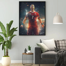 Load image into Gallery viewer, CR7 Cristiano Ronaldo Canvas Art – Portugal Football Star Motivational Quote Decor