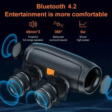 Load image into Gallery viewer, XIKCU Portable Dual Bluetooth Speaker Stereo Outdoor Tfusb Playback Fm Voice Broadcasting Portable Subwoofer 50 Wireless Speaker