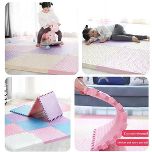 8-16pcs Baby Puzzle Floor Mat, EVA Foam Play Mat for Kids, Educational Carpet 30x1cm