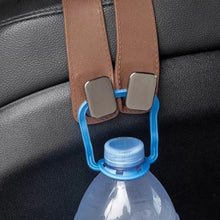 Load image into Gallery viewer, Universal Car Seat Back Headrest Hook Phone Holder Foldable ABS Leather Suede Auto Vehicle Organizer Hanger Bag Purse Storage