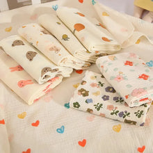 Load image into Gallery viewer, Cotton Muslin Swaddle Blanket for Newborn Infant, 80x80cm