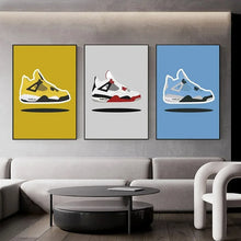 Load image into Gallery viewer, Designer Sneakers Canvas Art - Luxury Fashion Shoes Poster Print Home Decor
