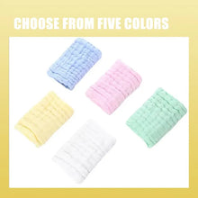 Load image into Gallery viewer, Soft Cotton Baby Towels Set - 5 PCs 30x30cm Bathing Face Washcloth Burp Cloth