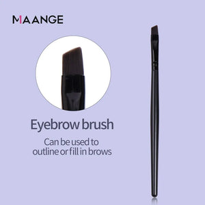 Maange 6 Pc Eye Brush Set | Pro Eyeshadow & Liner