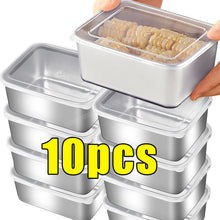 Load image into Gallery viewer, Stainless Steel Food Storage Container with Lid - Airtight Fresh-Keep Box for Fridge | Small Thickened Kitchen Organizer