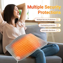 Load image into Gallery viewer, Electric Heating Waist Pad Adjustable Temperature Massage Waist Warm&amp;Hot Compress For Abdomen Uterus Thermal Lumbar Support Belt