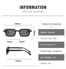 Load image into Gallery viewer, Retro UV400 Square Sunglasses for Women/Men - Leopard Print, Gradient, Rivet Design