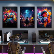 Load image into Gallery viewer, 80s 90s Neon Cyberpunk Poster - Colorful Wall Art for Fantasy Room Decor