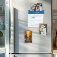 Load image into Gallery viewer, Small photo frame 12/20Pcs Blank Photo Frame Insert Fridge Magnets, Mini Magnetic Refrigerator Photo Picture Frames