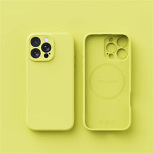 Load image into Gallery viewer, Luxury Liquid Silicone For Magsafe Case For iPhone 17 Air 16 Plus 15 14 13 12 Pro Max 17Pro Wireless Charging Skin Smooth Cover