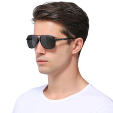 Load image into Gallery viewer, KINGSEVEN Polarized Sunglasses: Vintage Aluminum Mirror Lens Eyewear