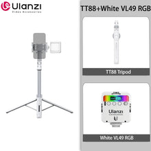 Load image into Gallery viewer, Ulanzi TT88 1.44M Overhead Selfie Stick Phone Tripod with Magnetic Clamp Wireless Remote Extension Tripod for LiveStreaming Vlog