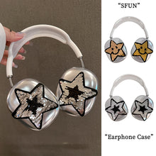 Load image into Gallery viewer, Sparkling Sequins Star Earphone Case for AirPods Max Protective Bluetooth Accessory