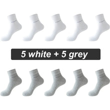 Load image into Gallery viewer, 10 Pairs Bamboo Fiber Socks Men Breathable Anti-Bacterial EU38-46