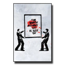 Load image into Gallery viewer, Banksy Street Graffiti Decorative Canvas Painting Art Poster Abstract Figure Mural Room Wall Decoration Prints