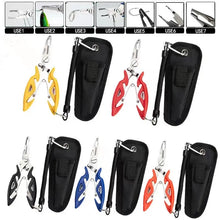 Load image into Gallery viewer, Multifunction Fishing Pliers Tools Accessories for Goods Winter Tackle Pliers Vise Knitting Flies Scissors Braid Set Fish Tongs