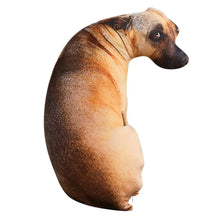 Load image into Gallery viewer, Soft Lifelike Animal Throw Pillow Hound Plush Creative Cushion 3D Dog Pillow Office
