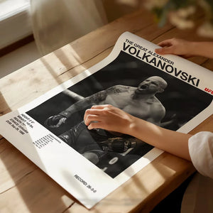 Boxing Fighting Star Canvas Wall Art Print Poster MMA Decorative Painting Home Decor Boxing Lover Gift Unframed
