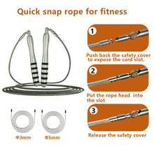 Load image into Gallery viewer, Crossfit Speed Jumping Rope Home Gym Steel Wire Durable For Men Fast Jump Rope loss weight Sport Exercise Workout Equipments