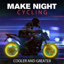Load image into Gallery viewer, 20PCS Luminous Tire Valve Caps Motorcycle Bike Wheel Nozzle Dustproof Tyre Valve Stem Fluorescent Night Glowing Car Decor
