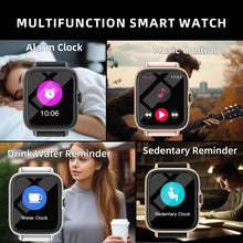 Load image into Gallery viewer, 1.83&#39;&#39; Waterproof Smart Watch – Answer Calls, Message Alerts, Sleep &amp; Fitness Tracking – Compatible with iPhone &amp; Android